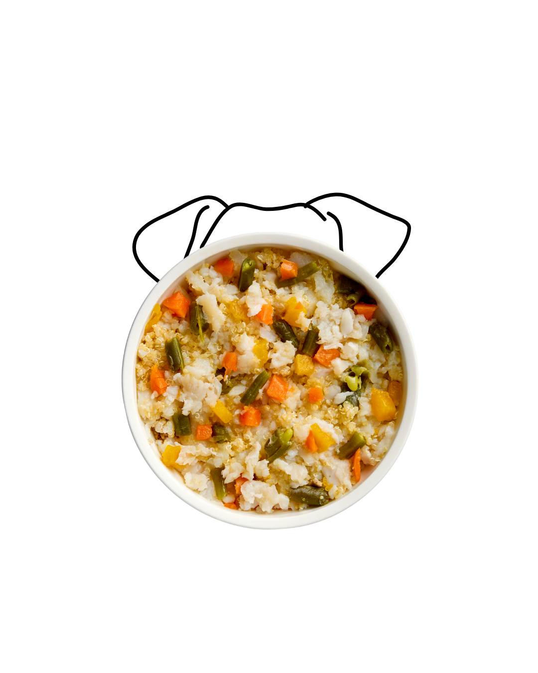 White Fish and Quinoa meal for dogs